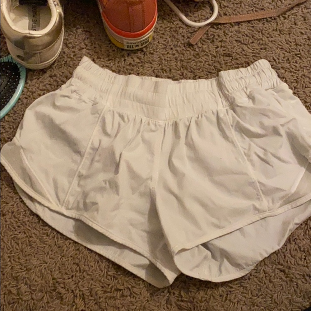 Lululemon White Shorts